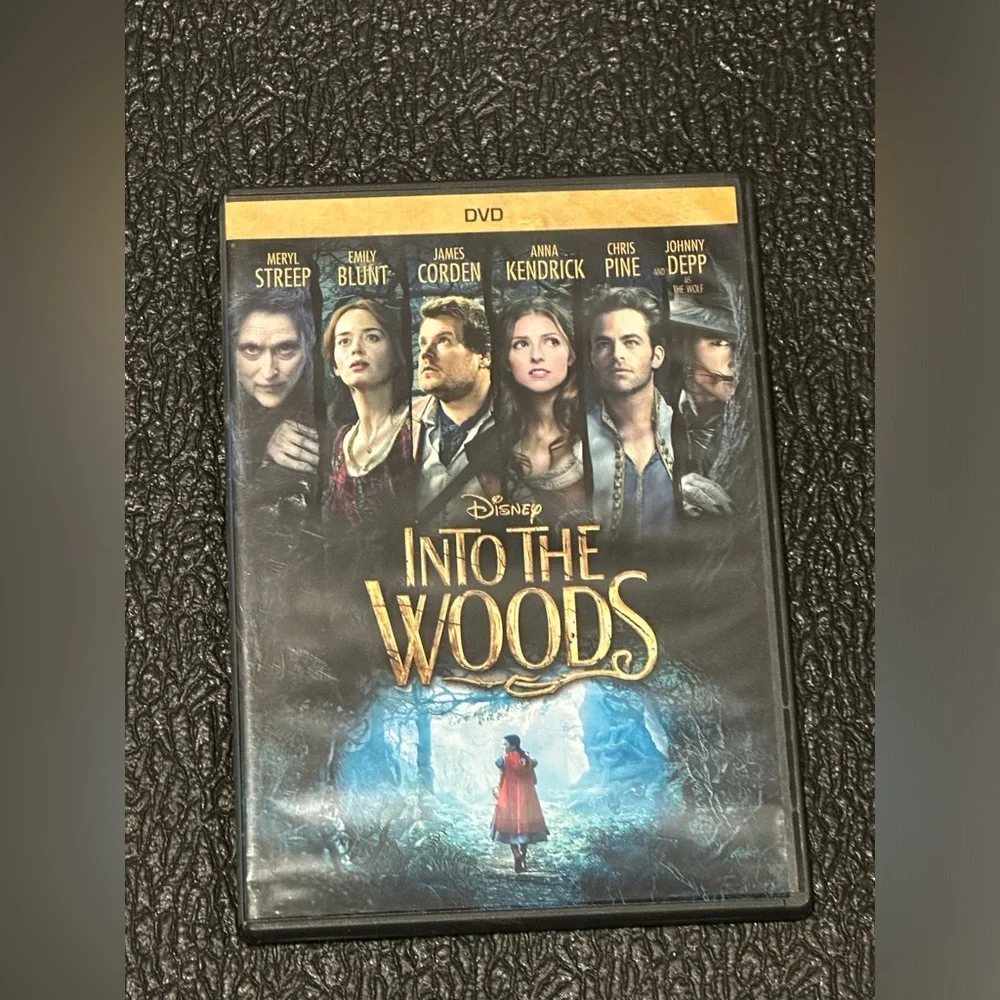 Disney Into the Woods DVD with Blue and Gold Cover - Picture 1 of 2